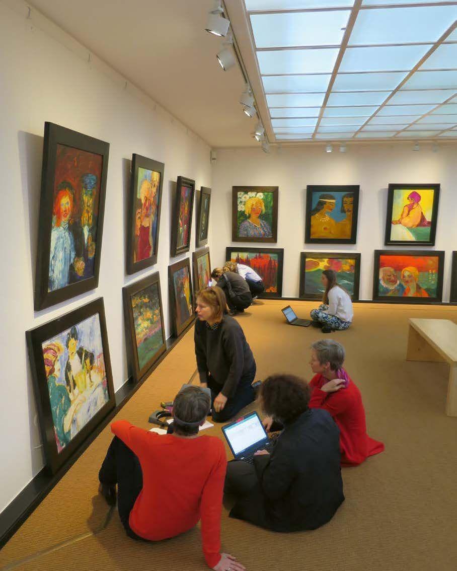 Beispielinhalt (Bild) Emil Noldes Malweise