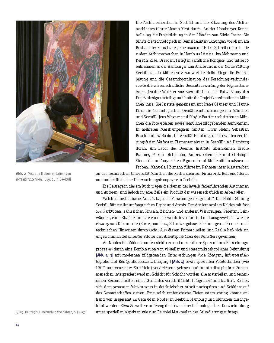 Beispielinhalt (Bild) Emil Noldes Malweise