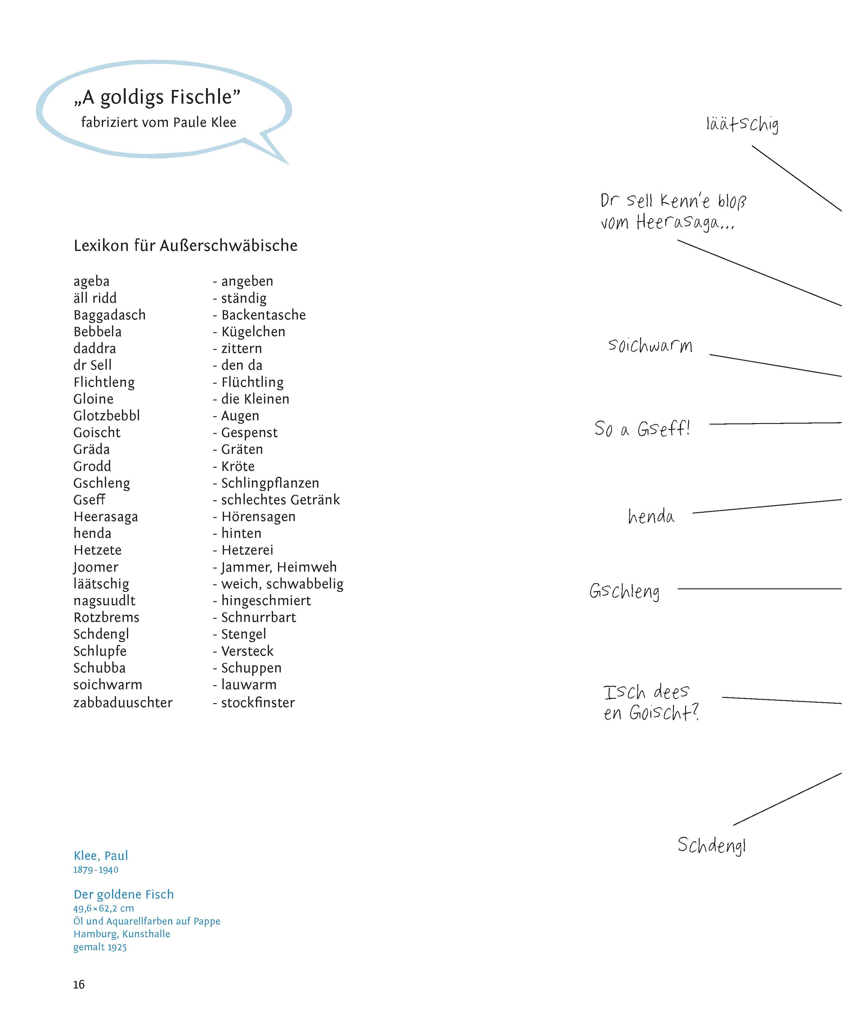 Beispielinhalt (Bild) Langenscheidt Schwäbisch ist (k)eine Kunst