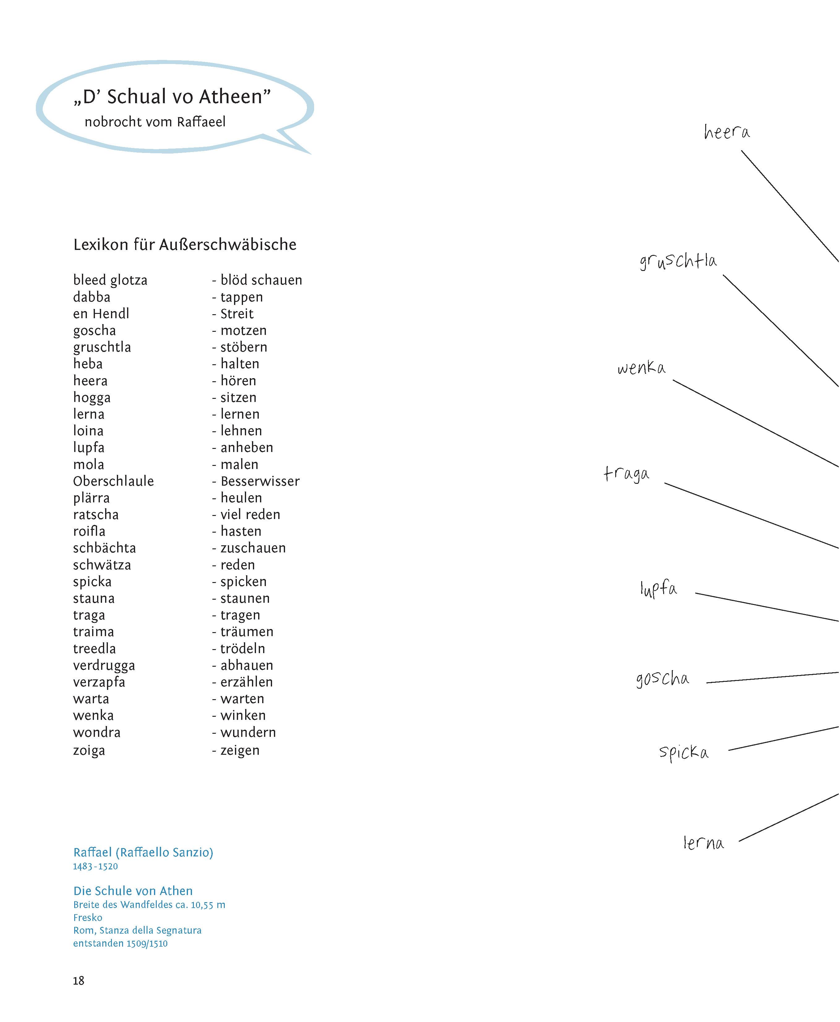 Beispielinhalt (Bild) Langenscheidt Schwäbisch ist (k)eine Kunst
