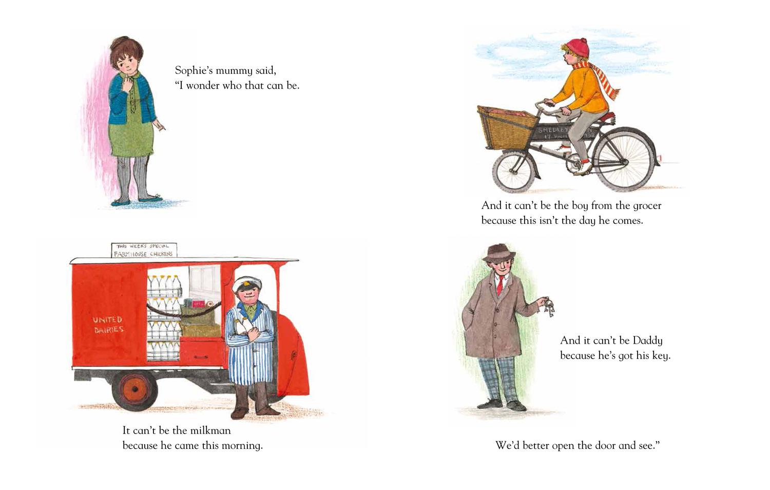 Beispielinhalt (Bild) The Tiger Who Came to Tea