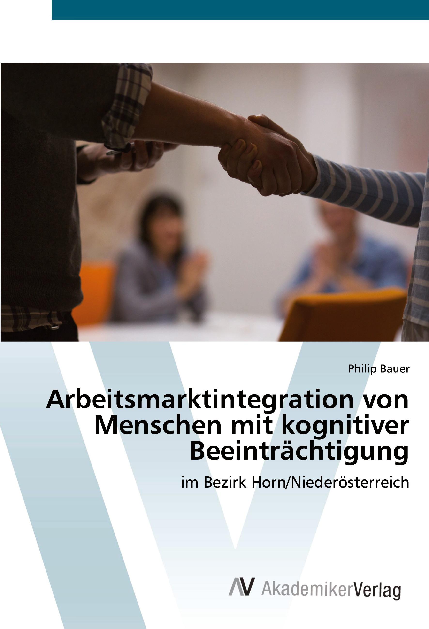 Vorderes Coverbild Arbeitsmarktintegration von Menschen mit kognitiver Beeinträchtigung