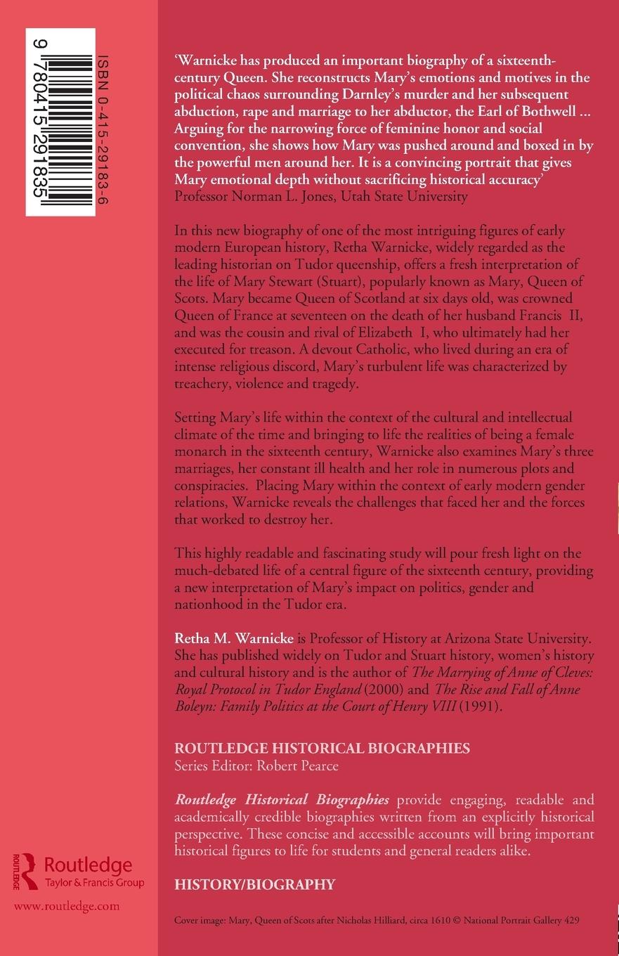Rückseitencover Mary Queen of Scots