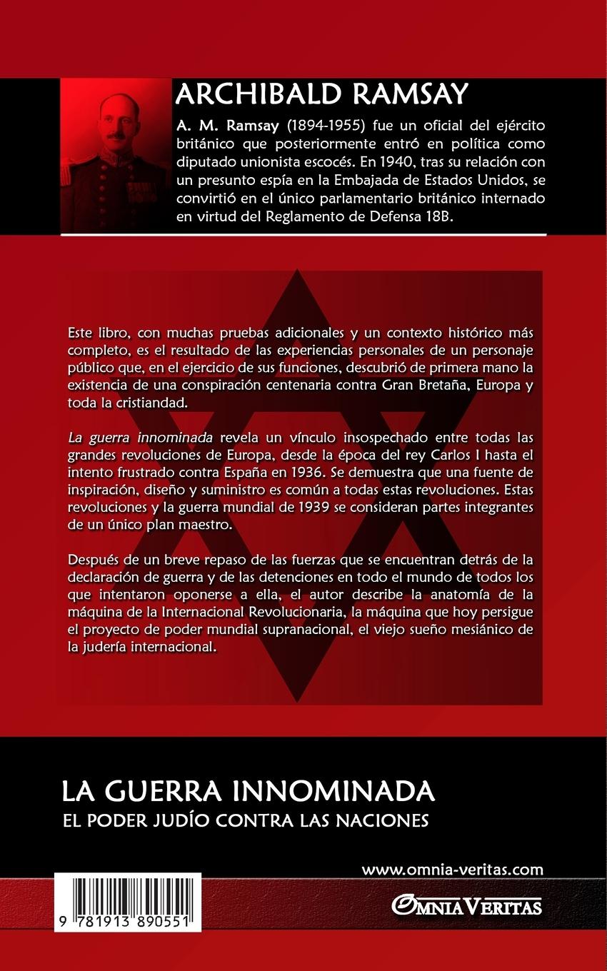 Rückseitencover La guerra innominada