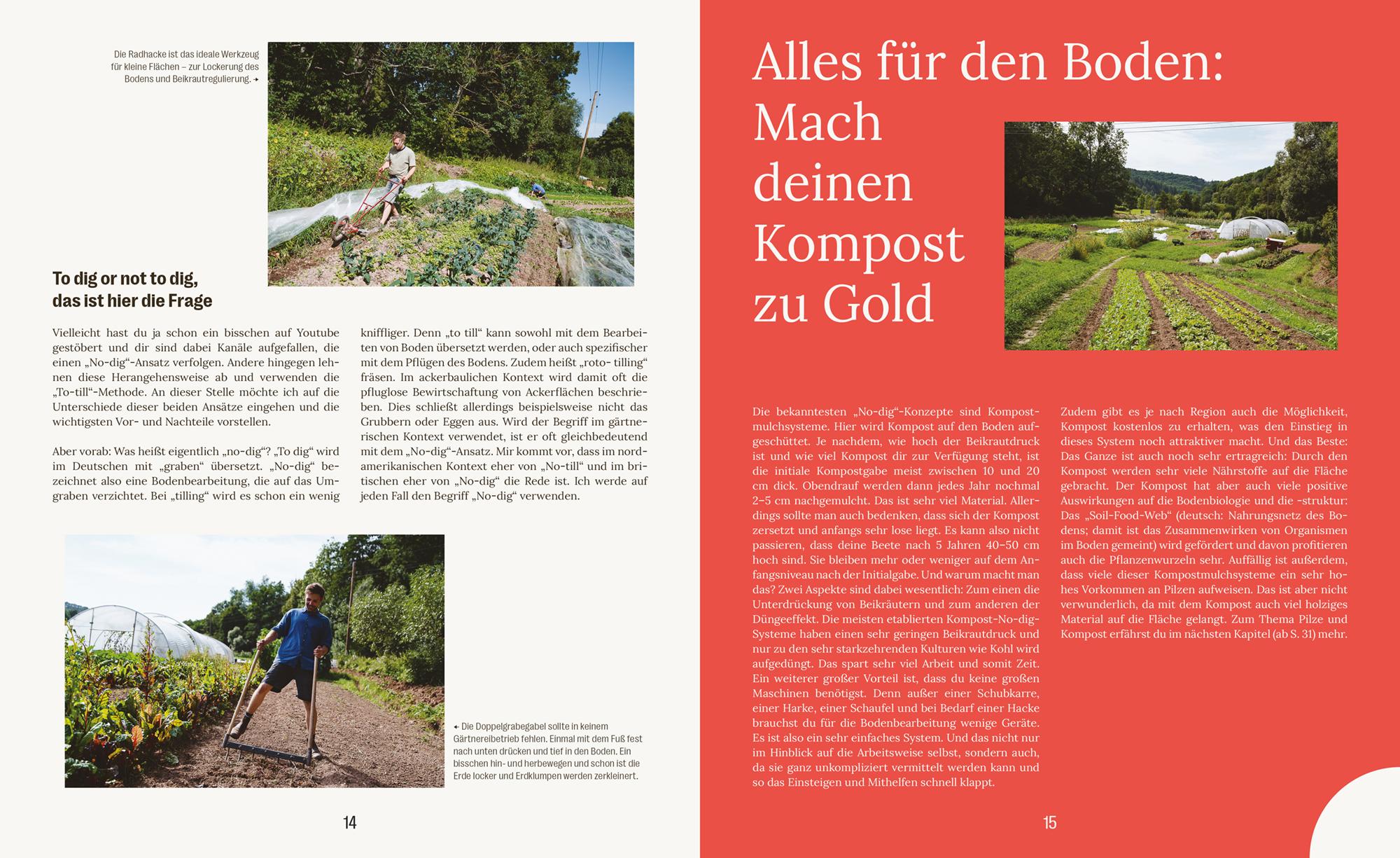 Beispielinhalt (Bild) Market Gardening & Agroforst