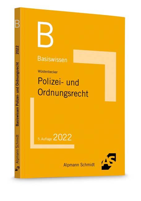 Vorderes Coverbild Basiswissen Polizei- und Ordnungsrecht