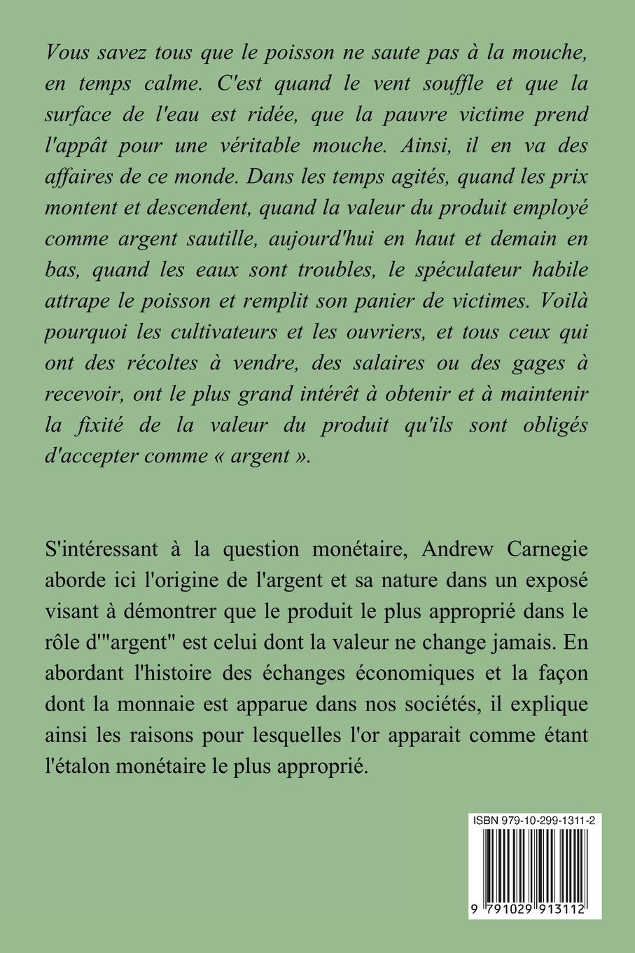 Rückseitencover L'ABC de l'Argent