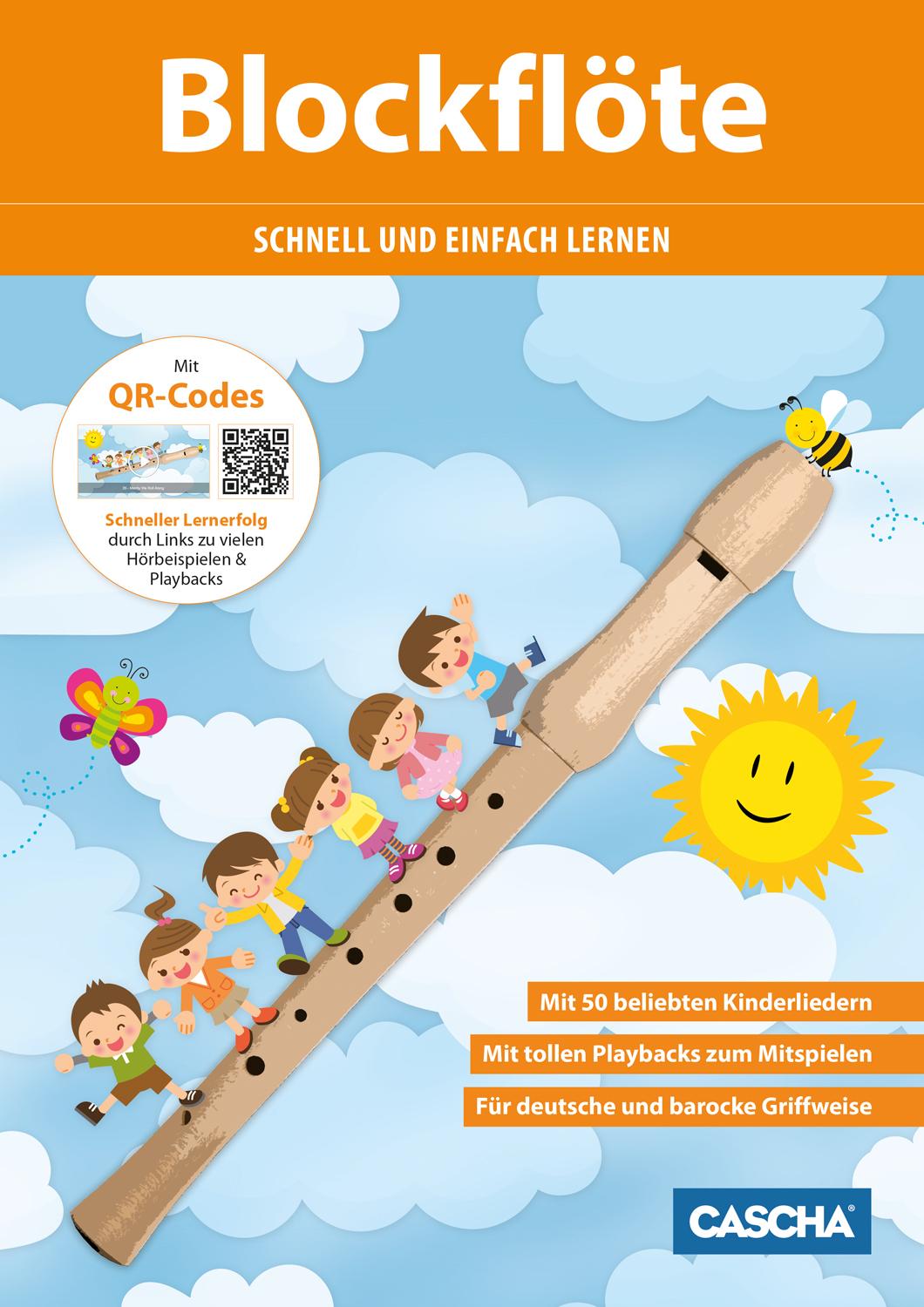 Vorderes Coverbild Blockflöte - Schnell und einfach lernen mit QR-Codes