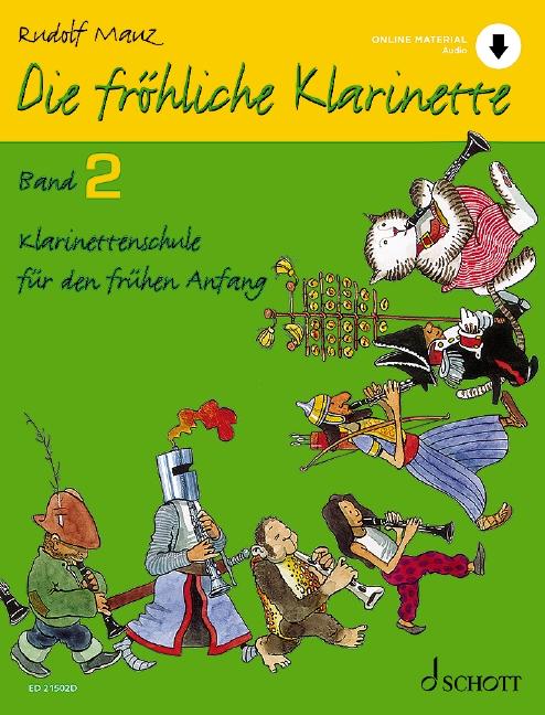 Vorderes Coverbild Die fröhliche Klarinette Band 2