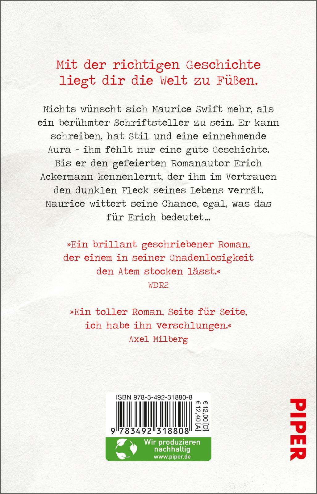 Rückseitencover Die Geschichte eines Lügners