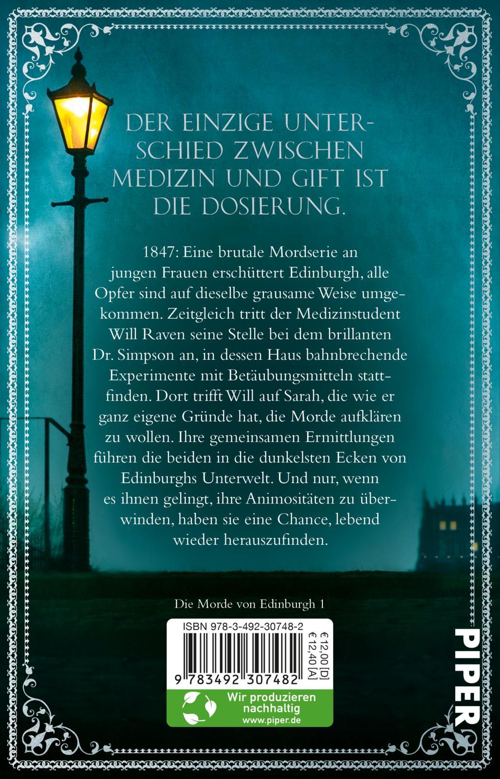 Rückseitencover Die Tinktur des Todes