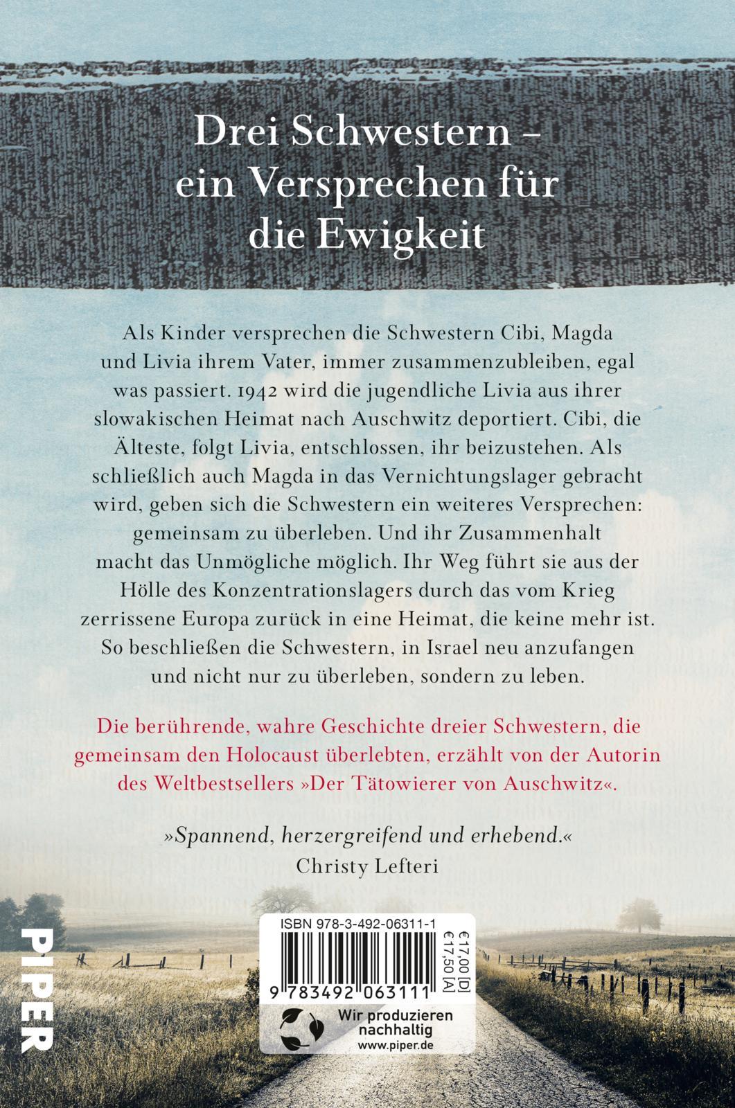 Rückseitencover Die Schwestern von Auschwitz