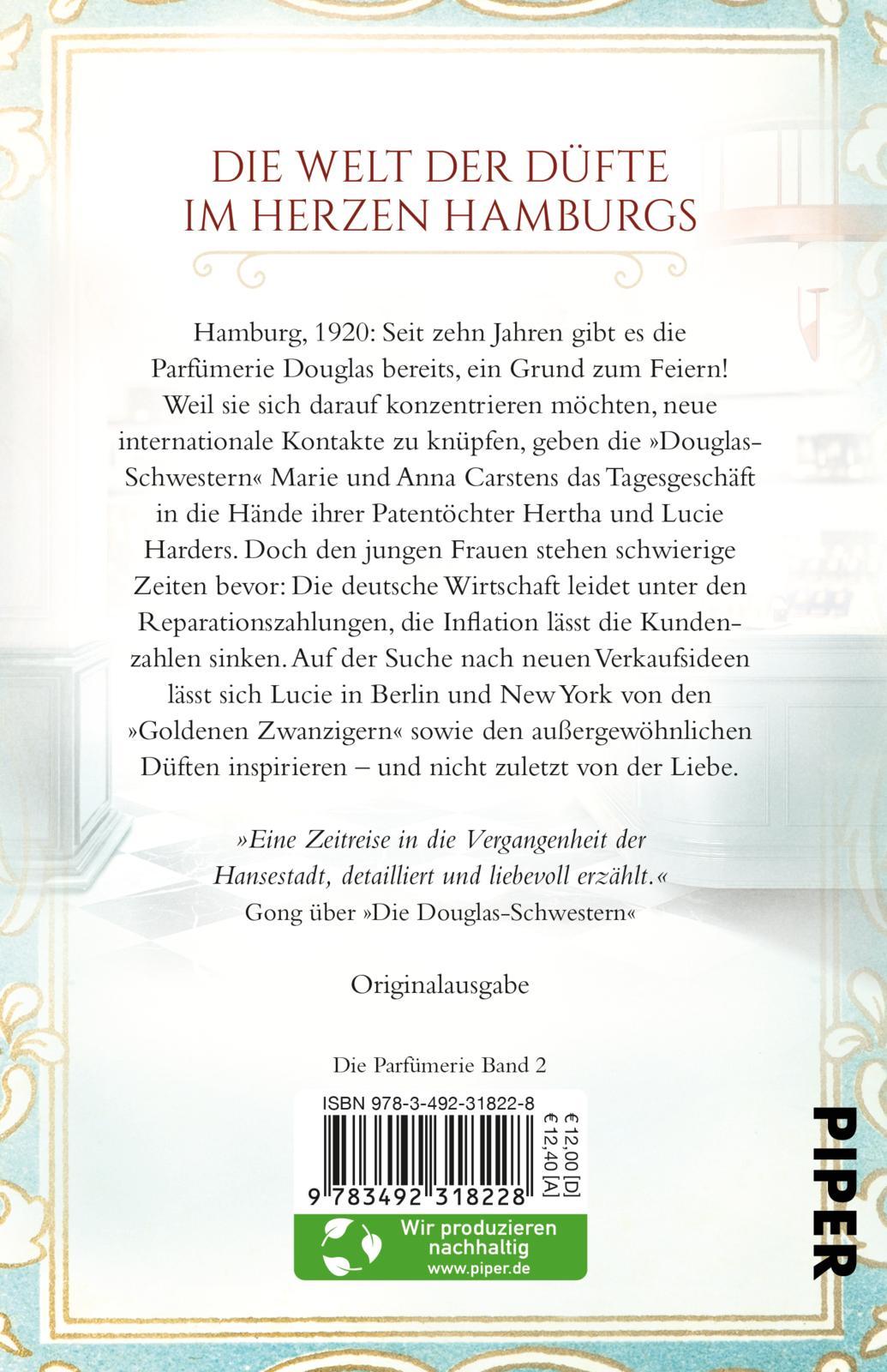 Rückseitencover Die Douglas-Schwestern - Das Paradies der Düfte