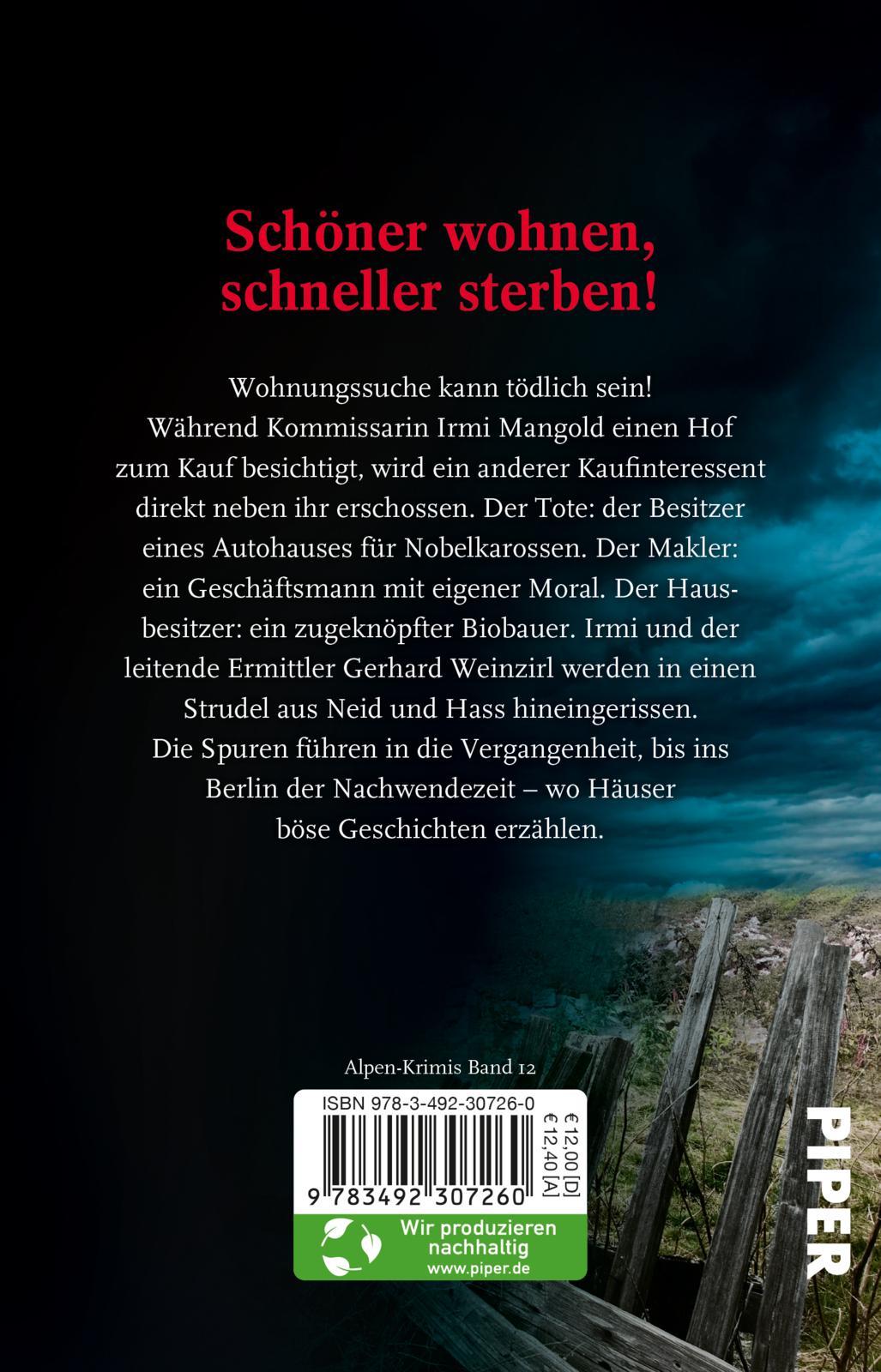 Rückseitencover Böse Häuser