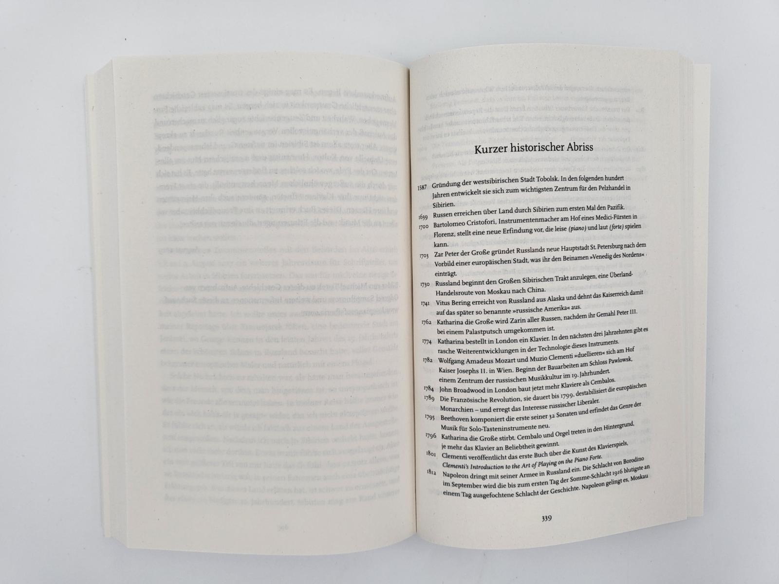 Beispielinhalt (Bild) Sibiriens vergessene Klaviere