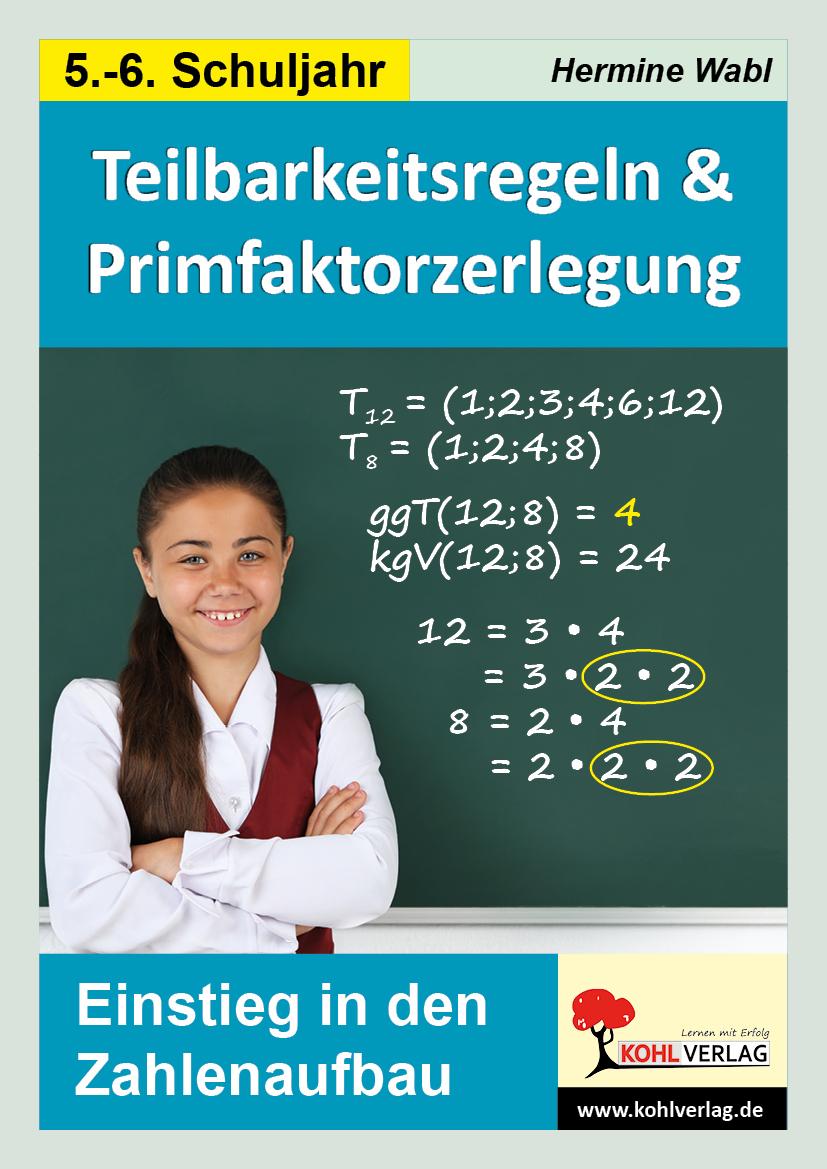 Vorderes Coverbild Teilbarkeitsregeln & Primfaktorzerlegung