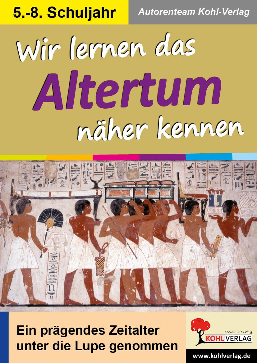 Vorderes Coverbild Wir lernen das Altertum näher kennen
