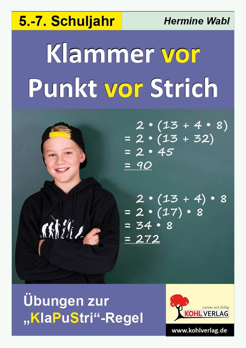 Vorderes Coverbild Klammer vor Punkt vor Strich