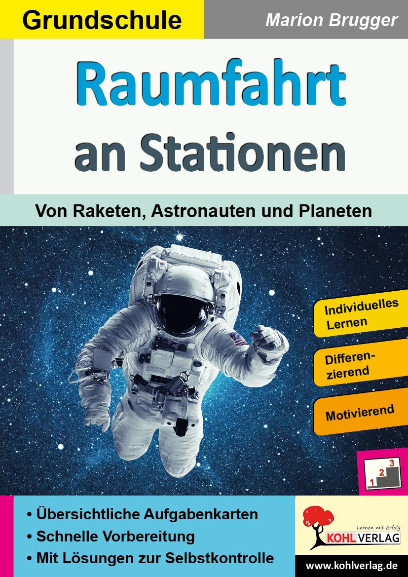 Vorderes Coverbild Raumfahrt an Stationen / Grundschule