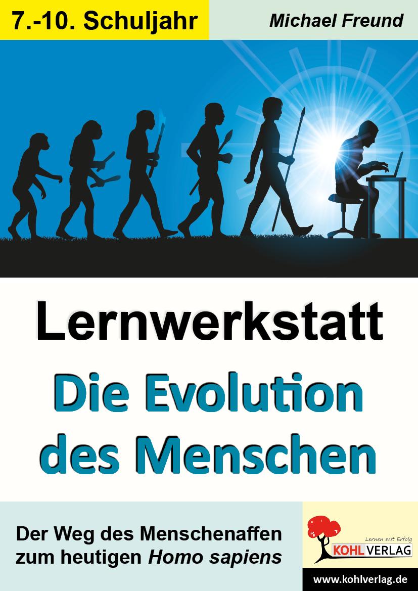 Vorderes Coverbild Lernwerkstatt Die Evolution des Menschen
