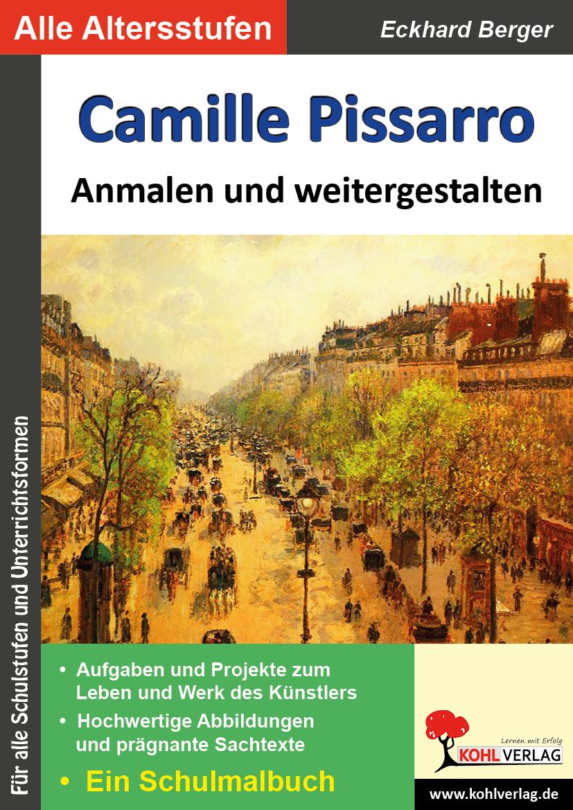 Vorderes Coverbild Camille Pissarro ... anmalen und weitergestalten