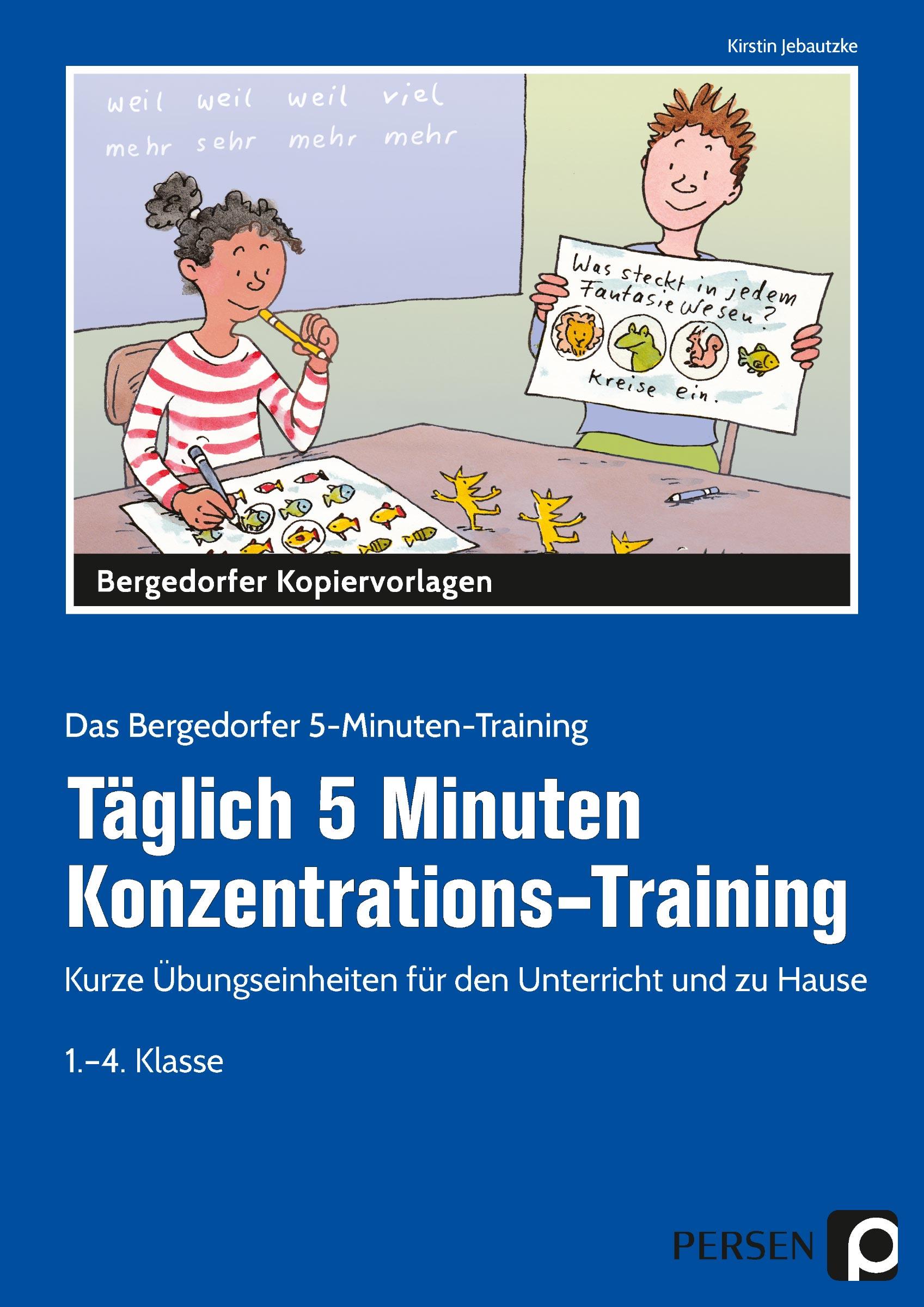 Vorderes Coverbild Täglich 5 Minuten Konzentrations-Training