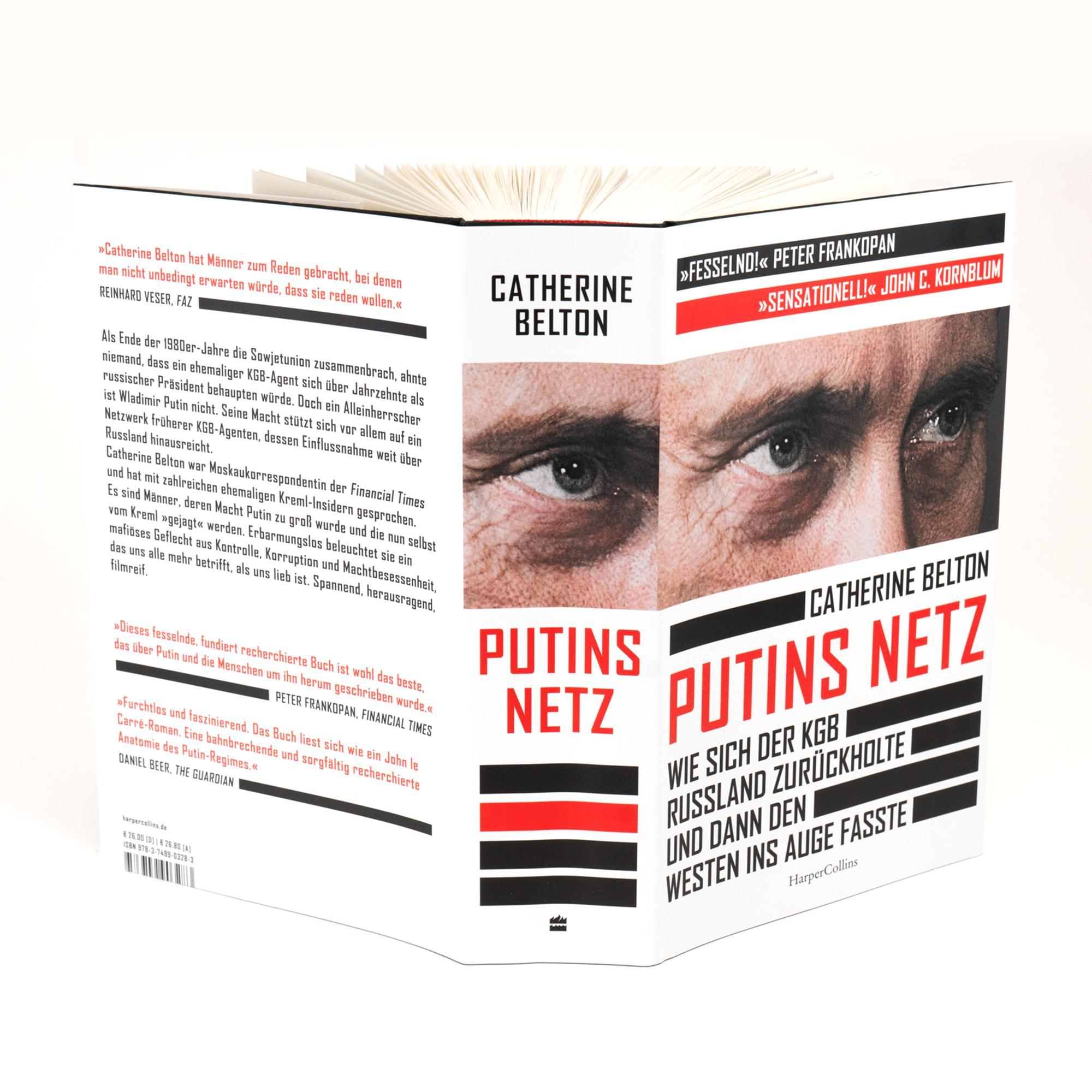Beispielinhalt (Bild) Putins Netz. Wie sich der KGB Russland zurückholte und dann den Westen ins Auge fasste
