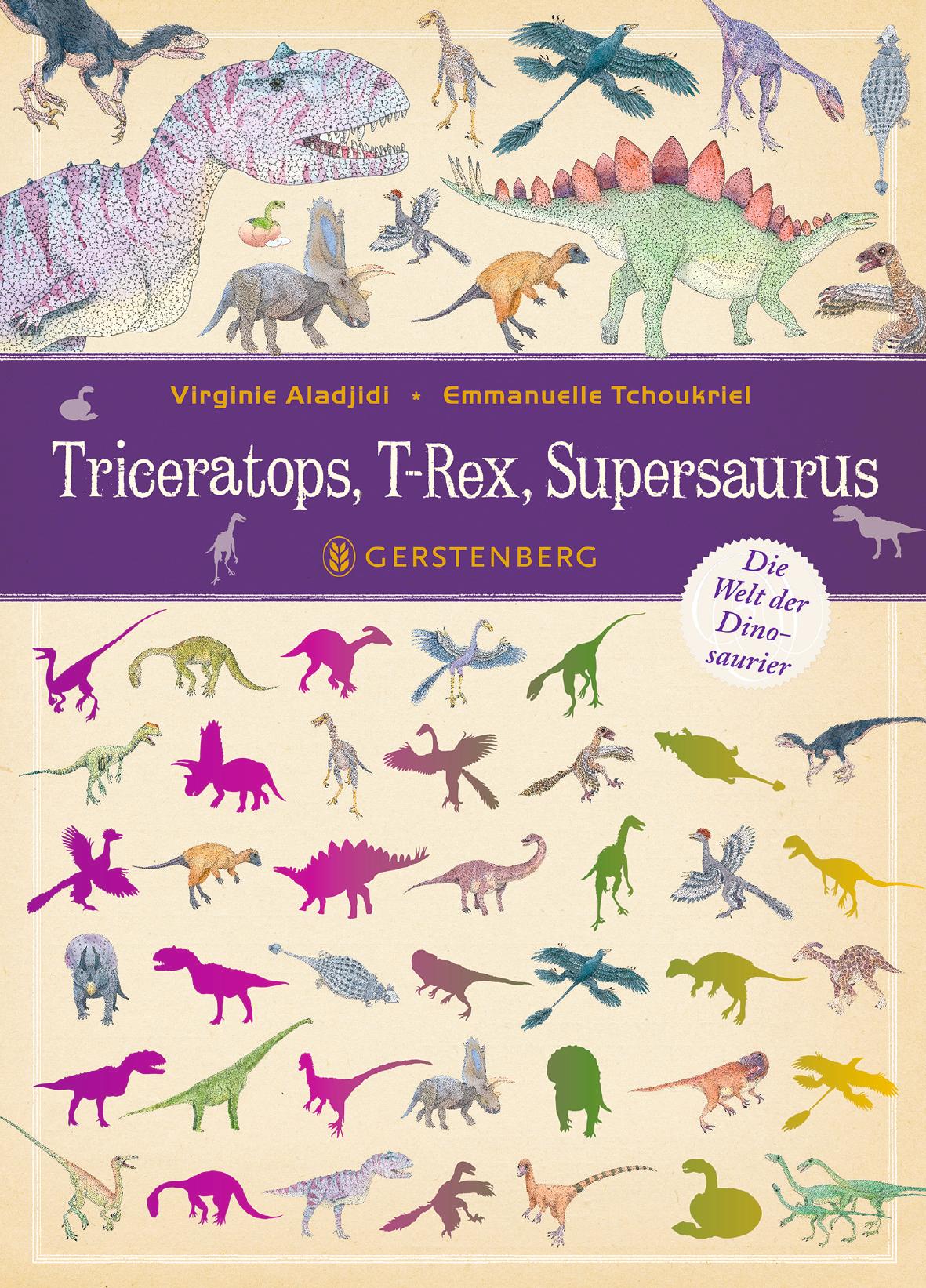 Vorderes Coverbild Triceratops, T-Rex, Supersaurus