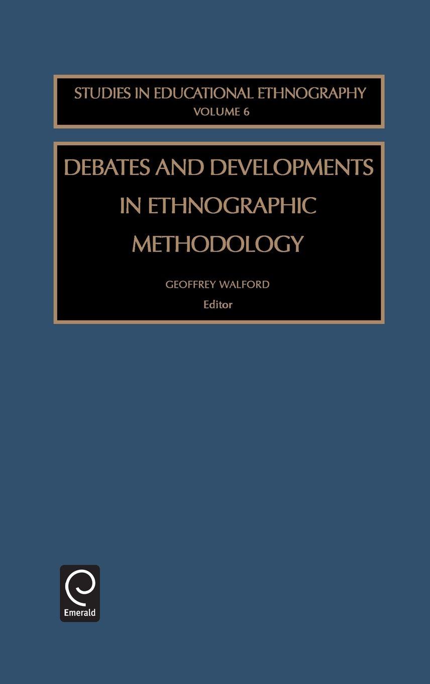 Vorderes Coverbild Debates and Developments in Ethonographic Methodology