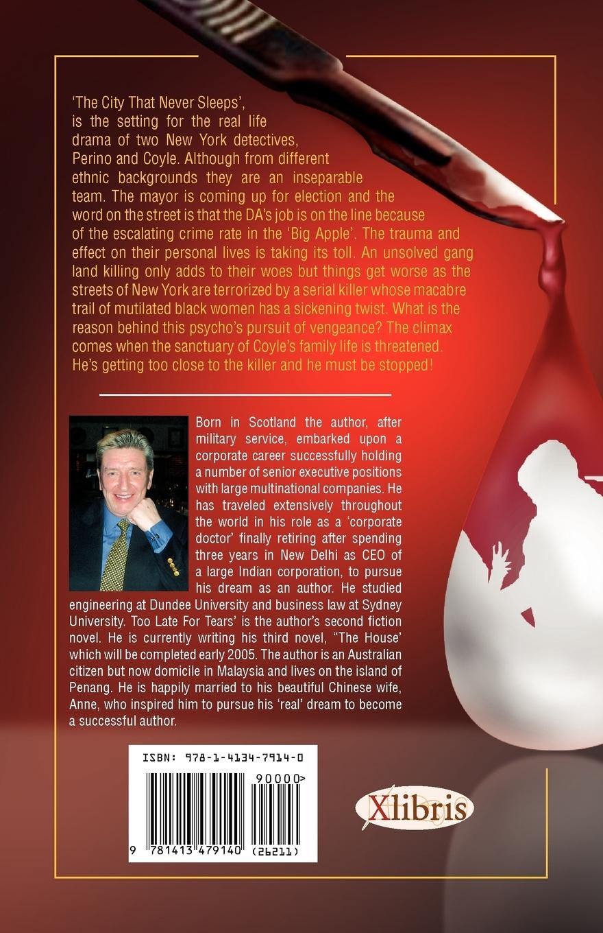 Rückseitencover Too Late for Tears