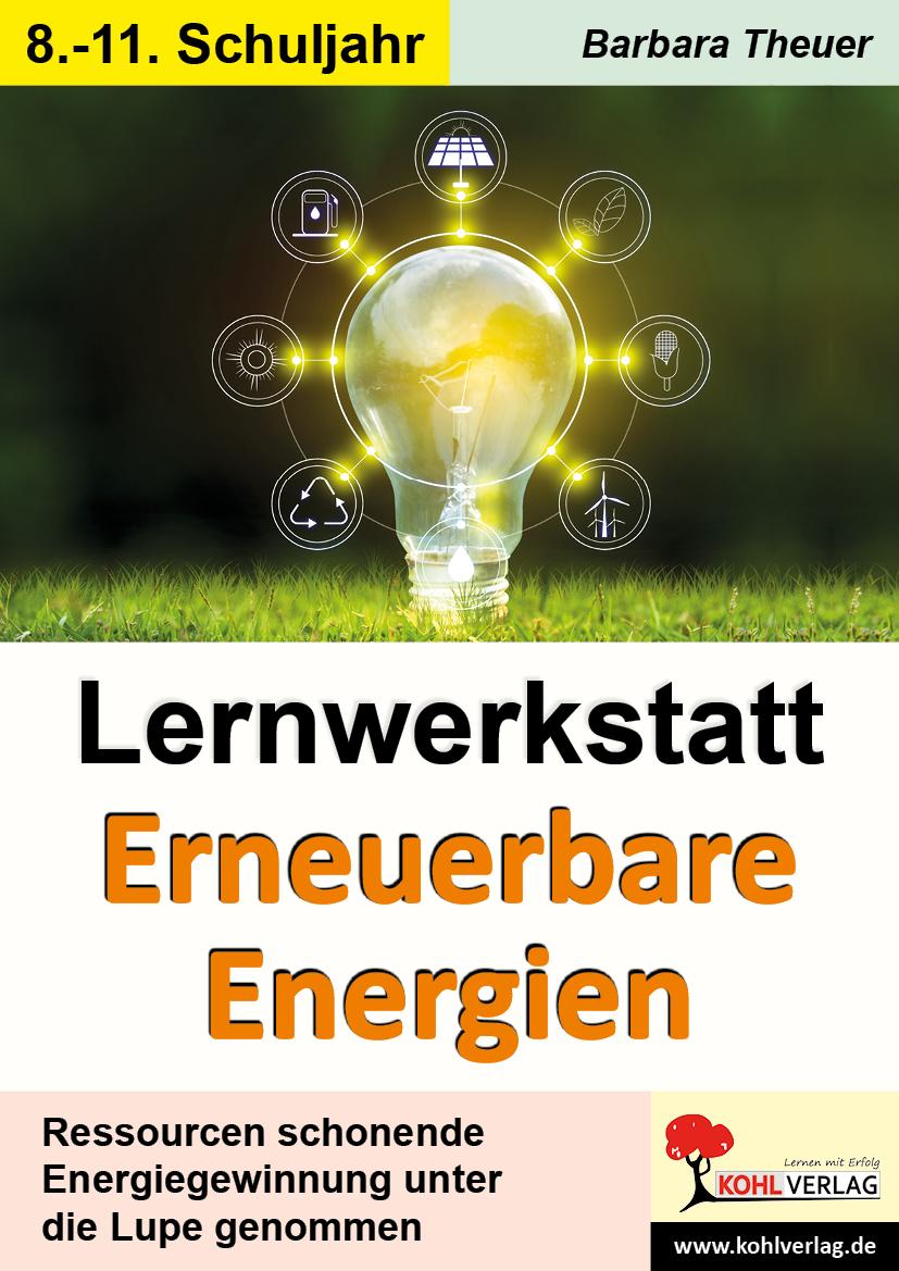 Vorderes Coverbild Lernwerkstatt Erneuerbare Energien