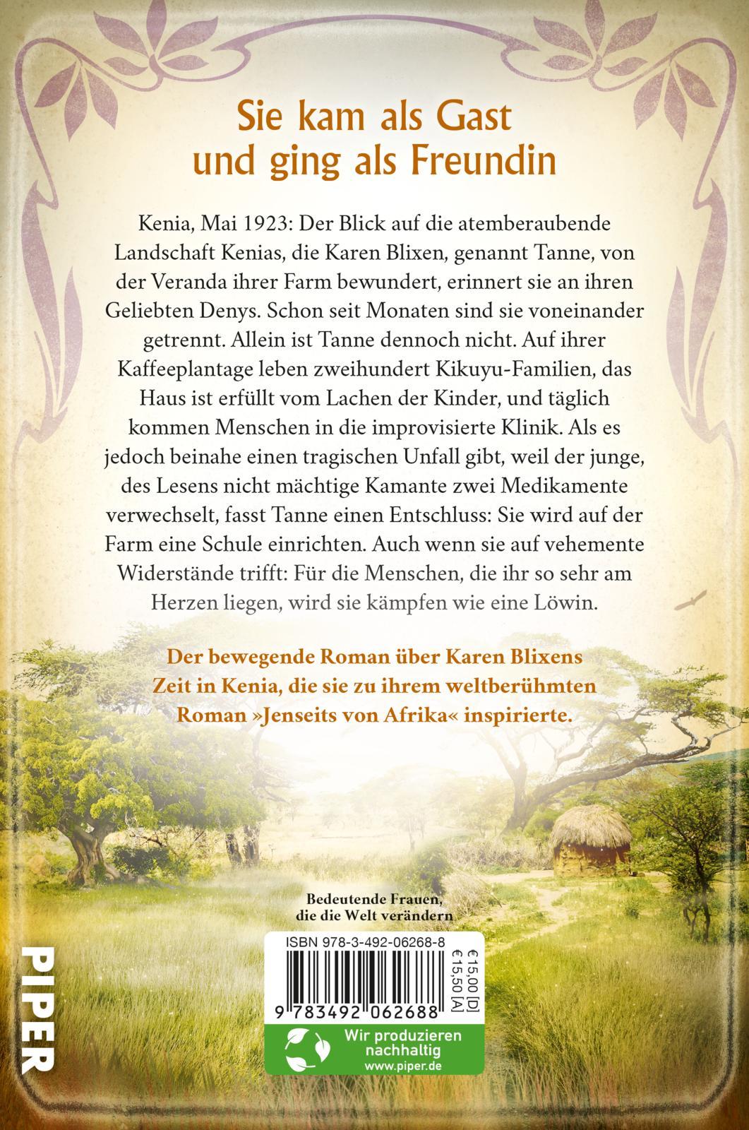 Rückseitencover Die Löwin von Kenia