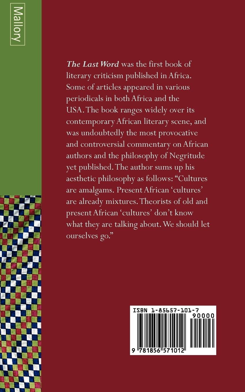 Rückseitencover The Last Word