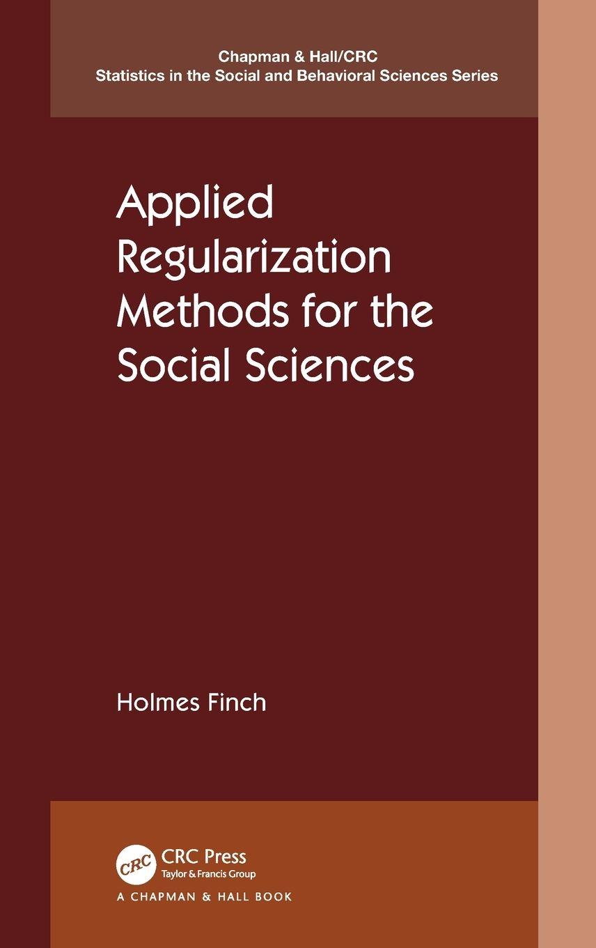 Vorderes Coverbild Applied Regularization Methods for the Social Sciences