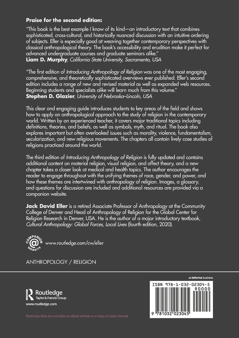 Rückseitencover Introducing Anthropology of Religion