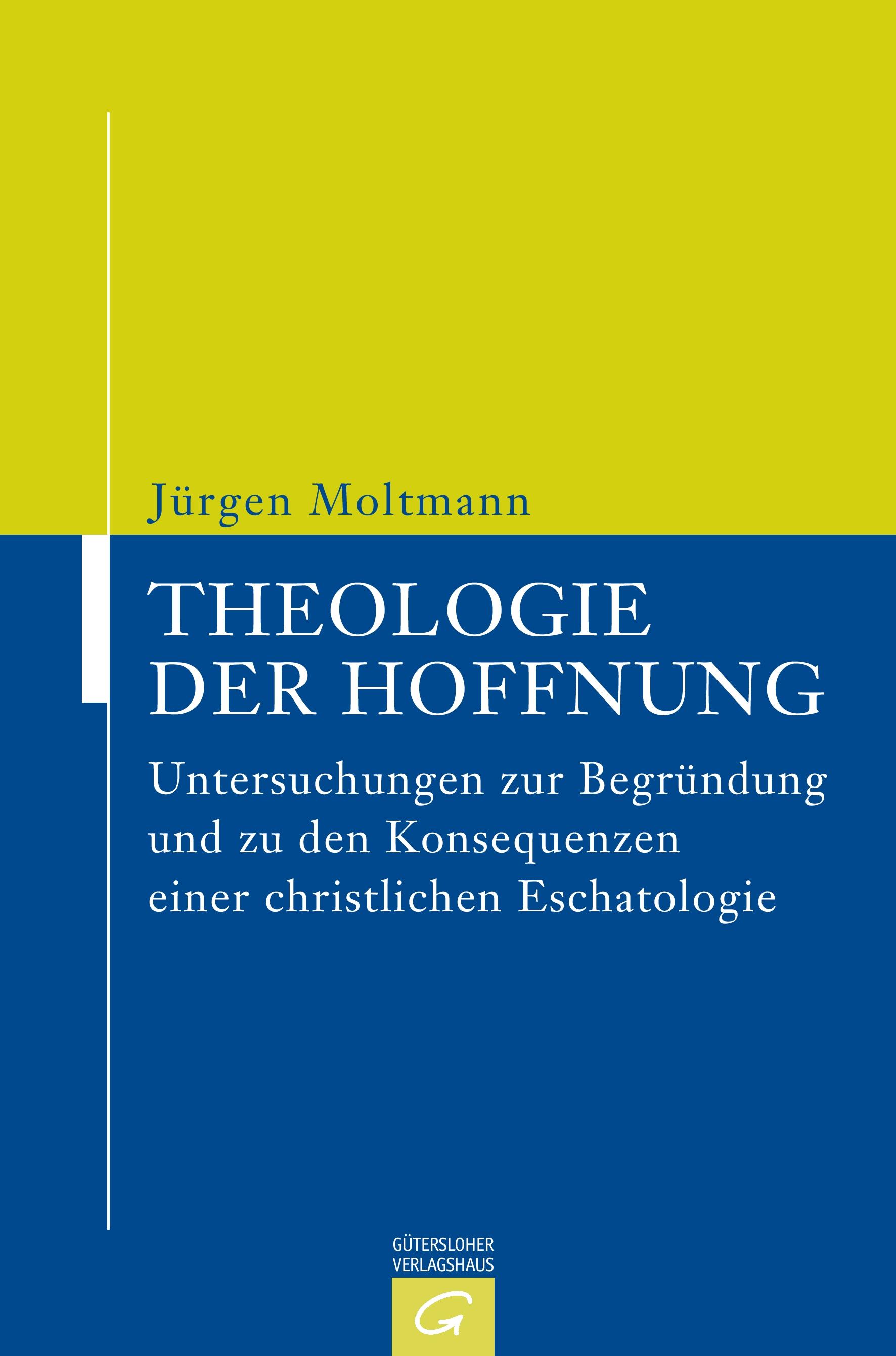 Vorderes Coverbild Theologie der Hoffnung