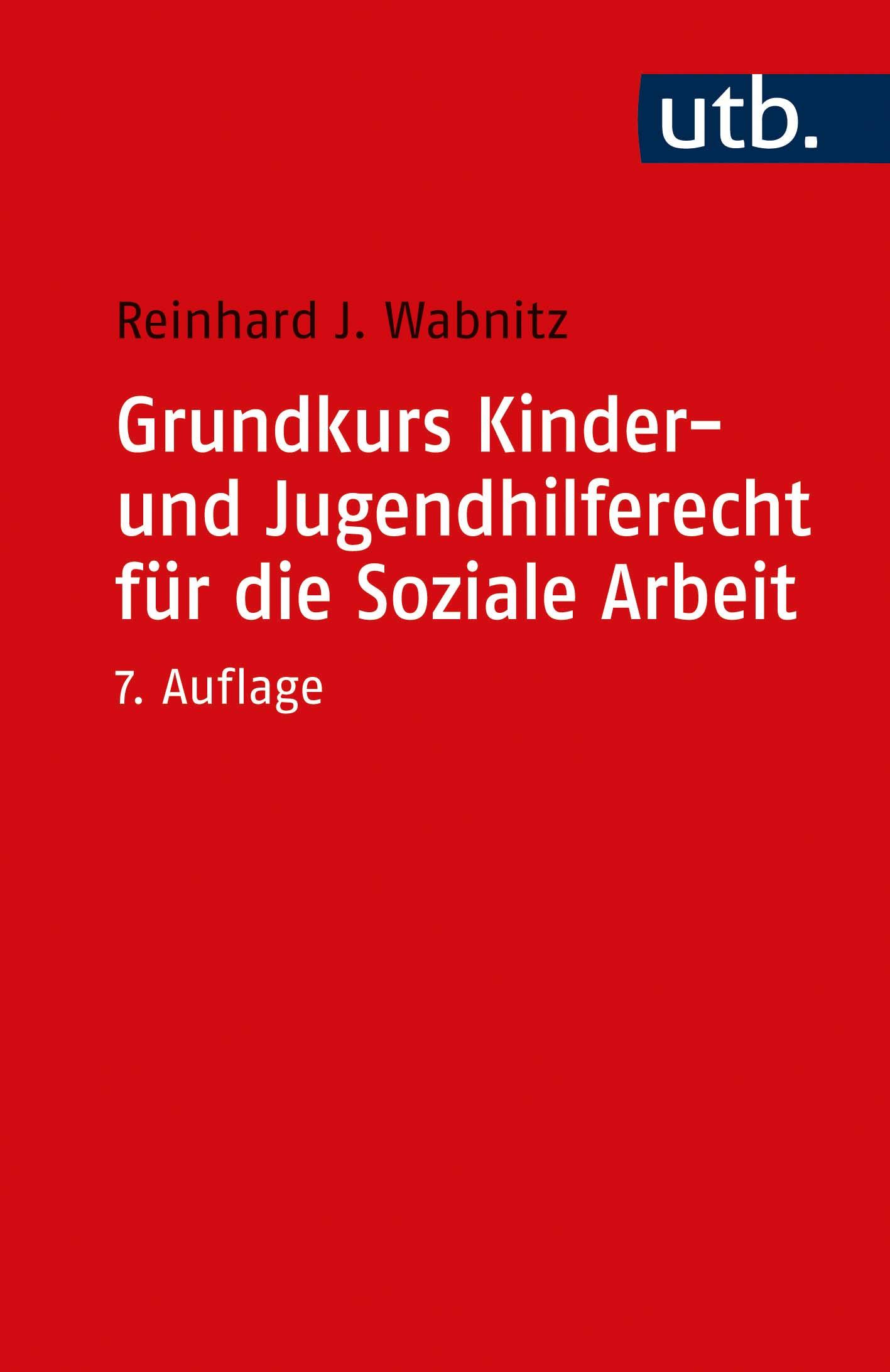 Vorderes Coverbild Grundkurs Kinder- und Jugendhilferecht für die Soziale Arbeit