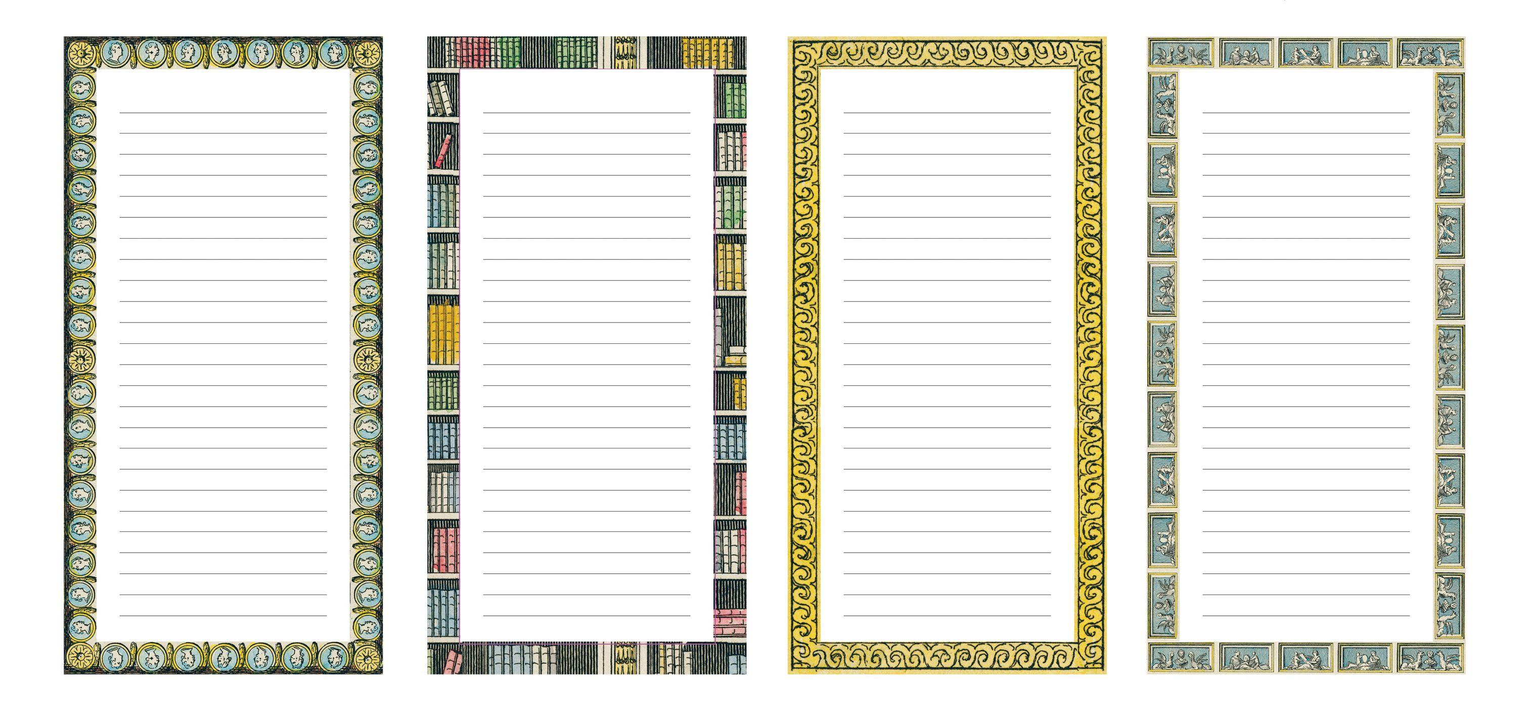 Beispielinhalt (Bild) John Derian Paper Goods: The Library Notepad