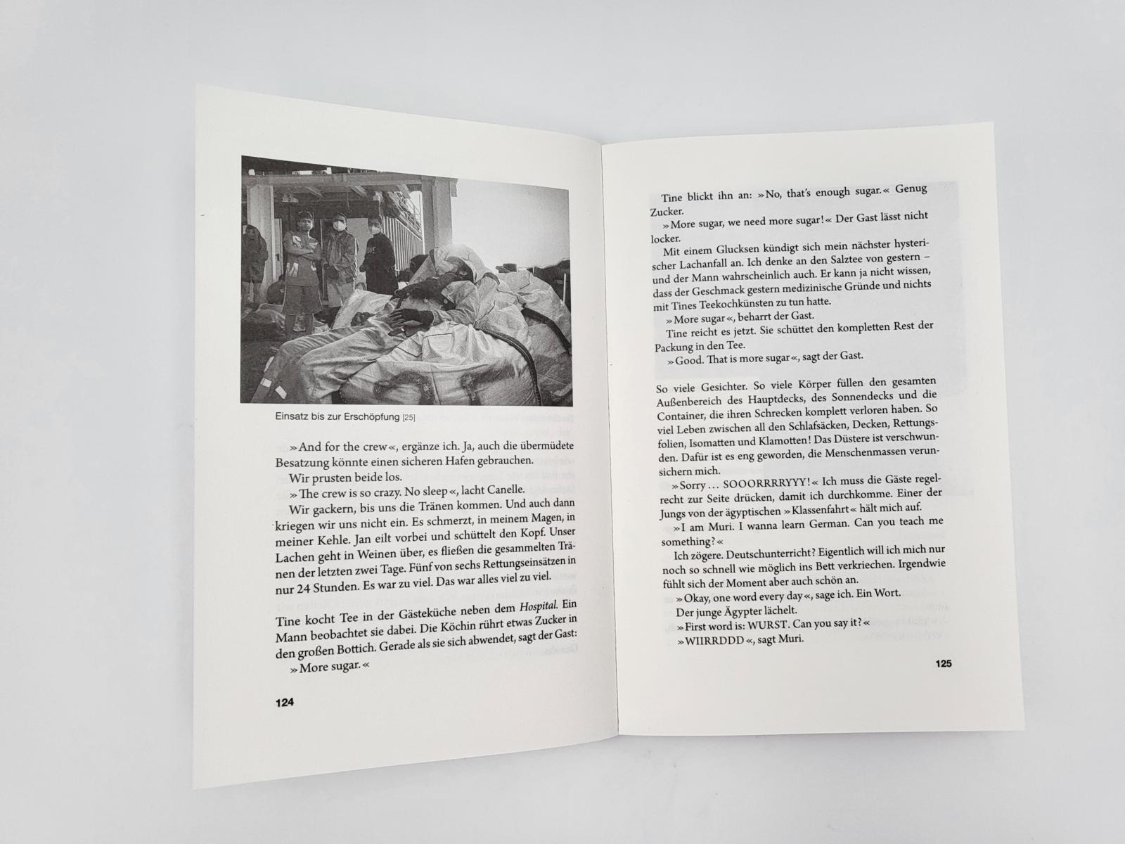 Beispielinhalt (Bild) See. Not. Rettung.