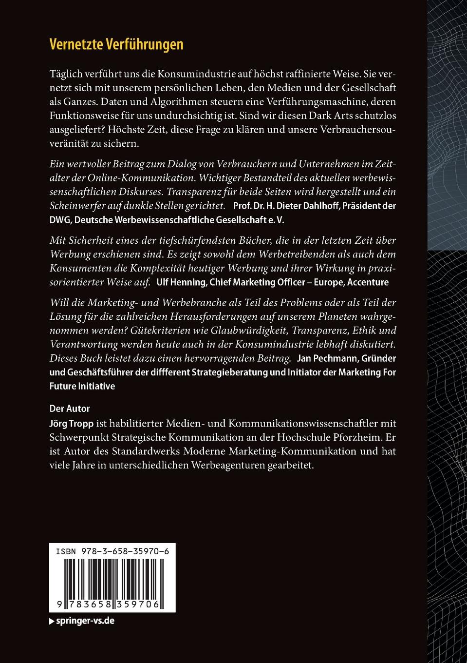 Rückseitencover Vernetzte Verführungen