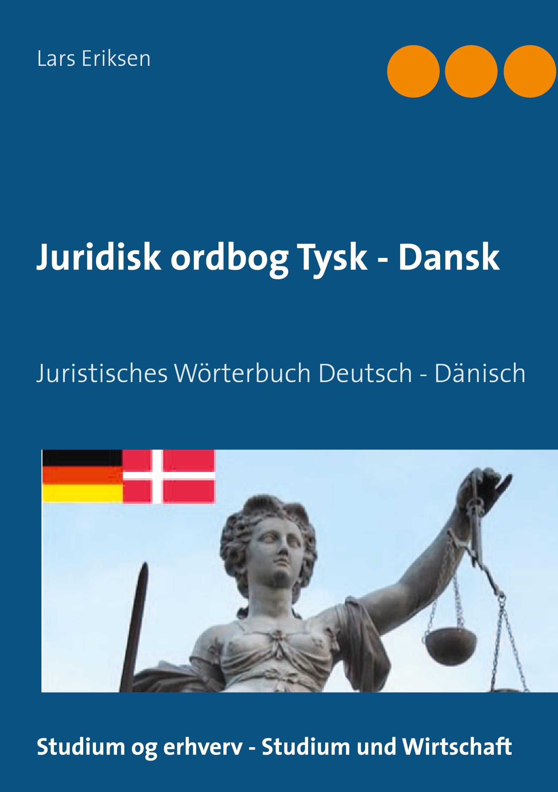Vorderes Coverbild Juridisk ordbog Tysk - Dansk