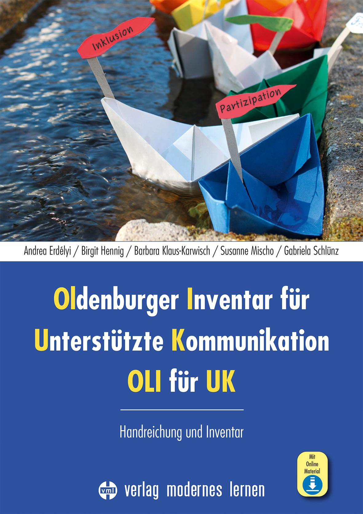 Vorderes Coverbild Oldenburger Inventar für Unterstützte Kommunikation - OLI für UK