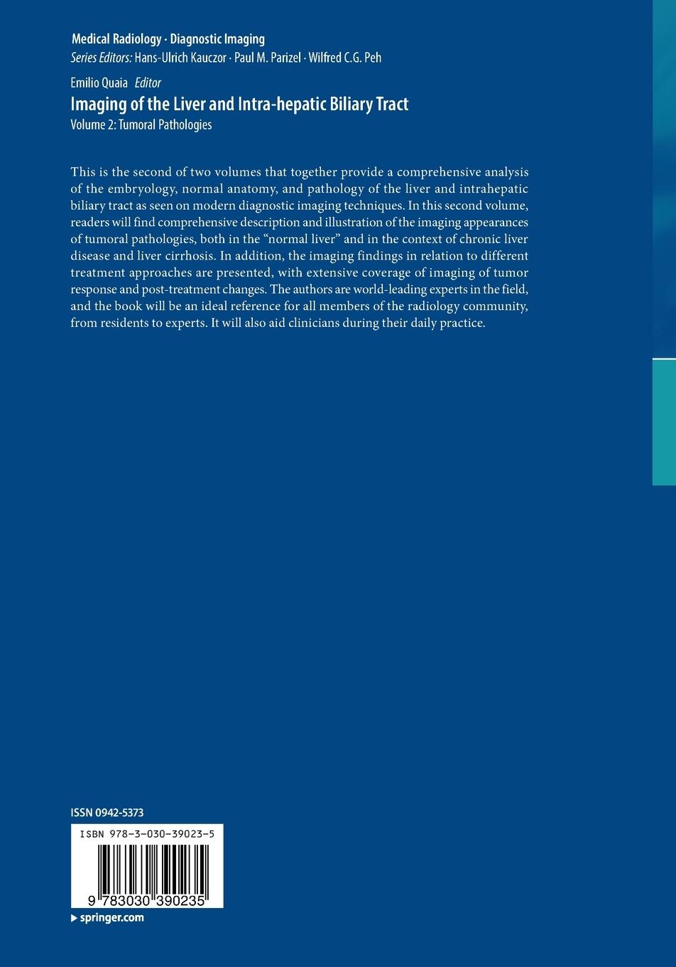 Rückseitencover Imaging of the Liver and Intra-hepatic Biliary Tract