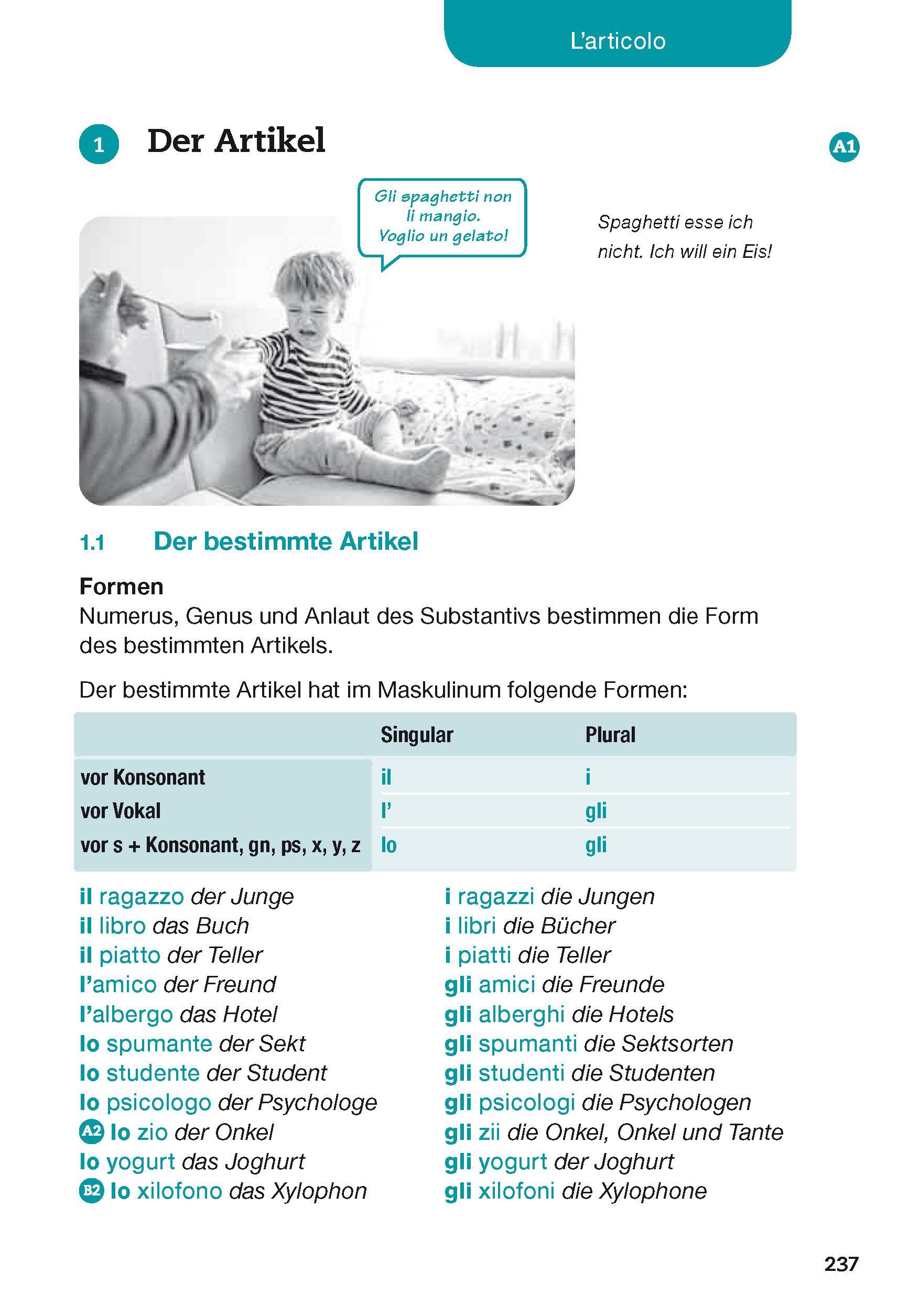 Beispielinhalt (Bild) Langenscheidt Italienisch - alles drin