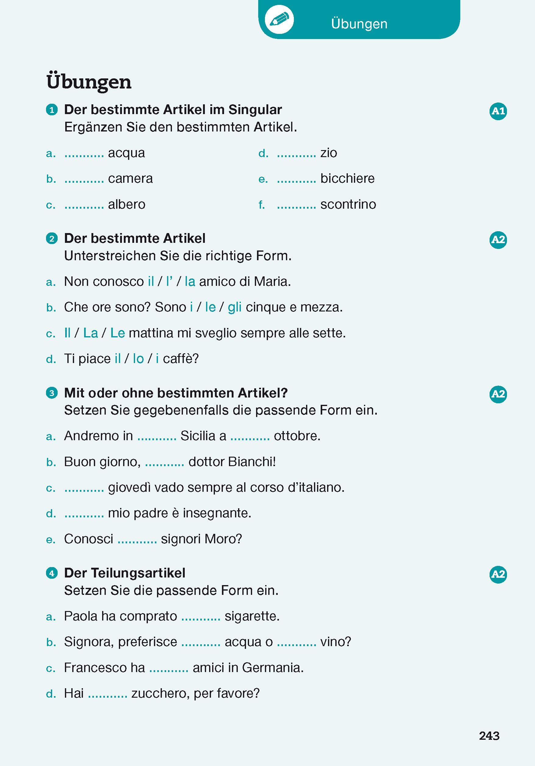 Beispielinhalt (Bild) Langenscheidt Italienisch - alles drin