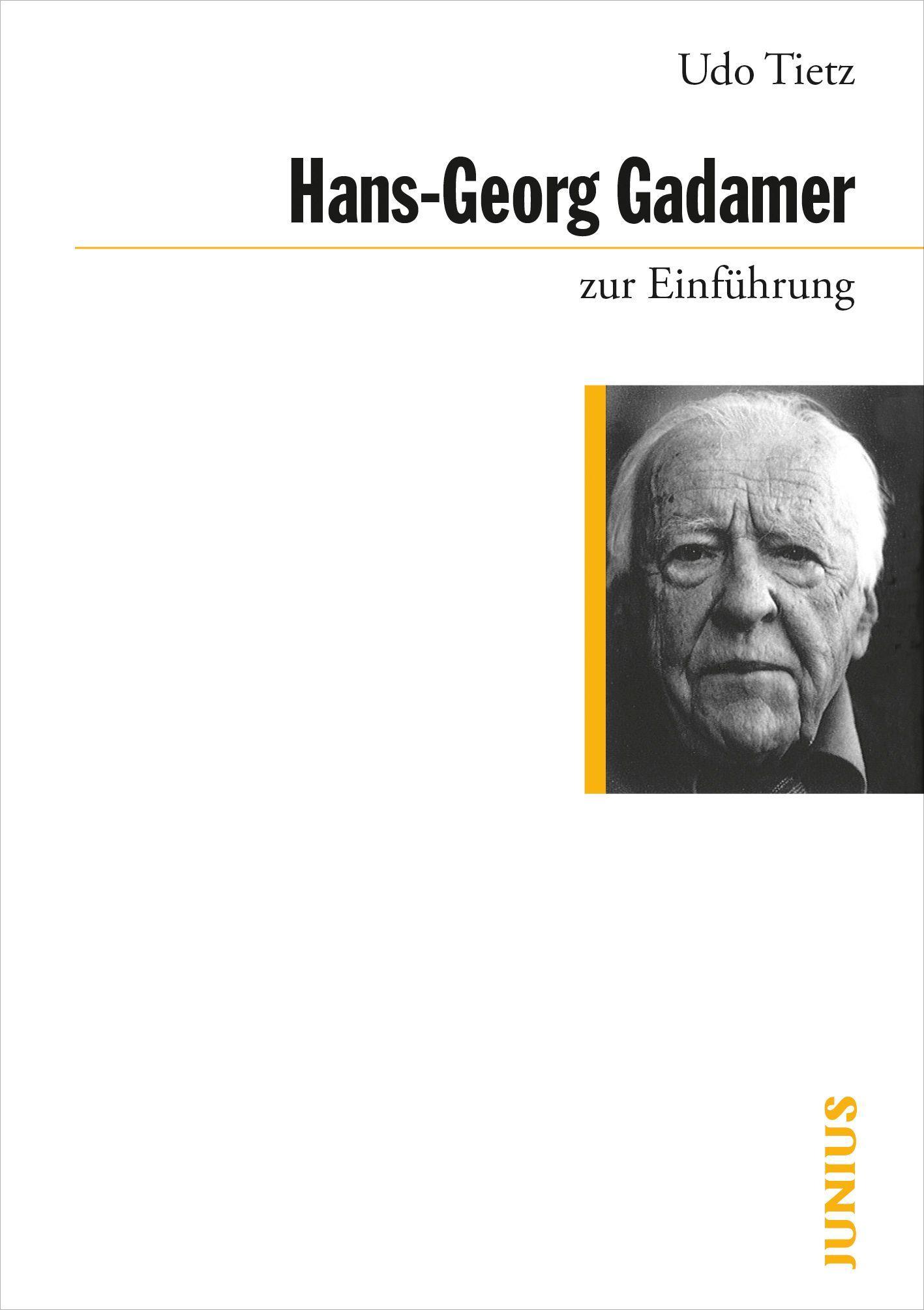 Vorderes Coverbild Hans-Georg Gadamer zur Einführung