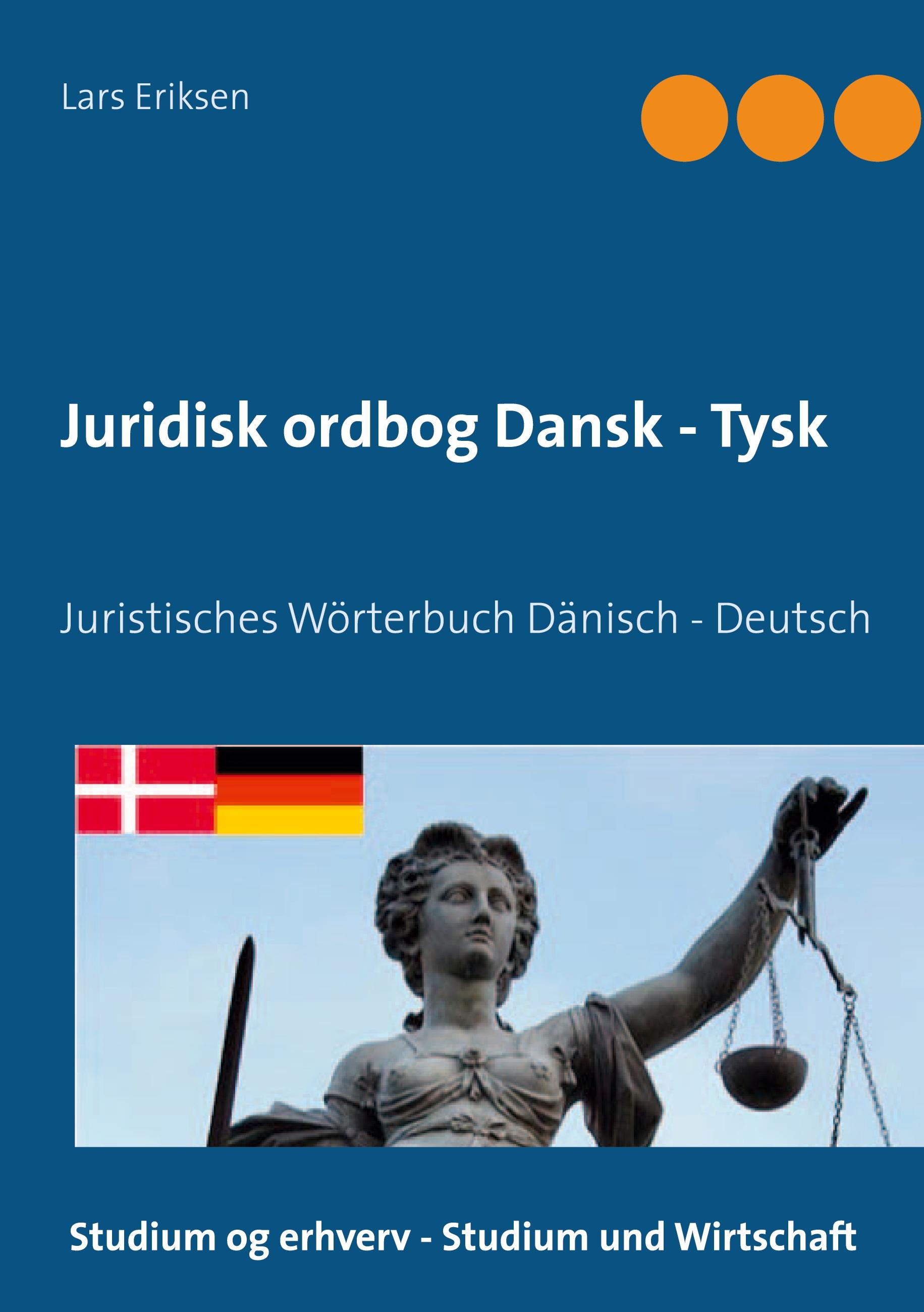 Vorderes Coverbild Juridisk ordbog Dansk - Tysk