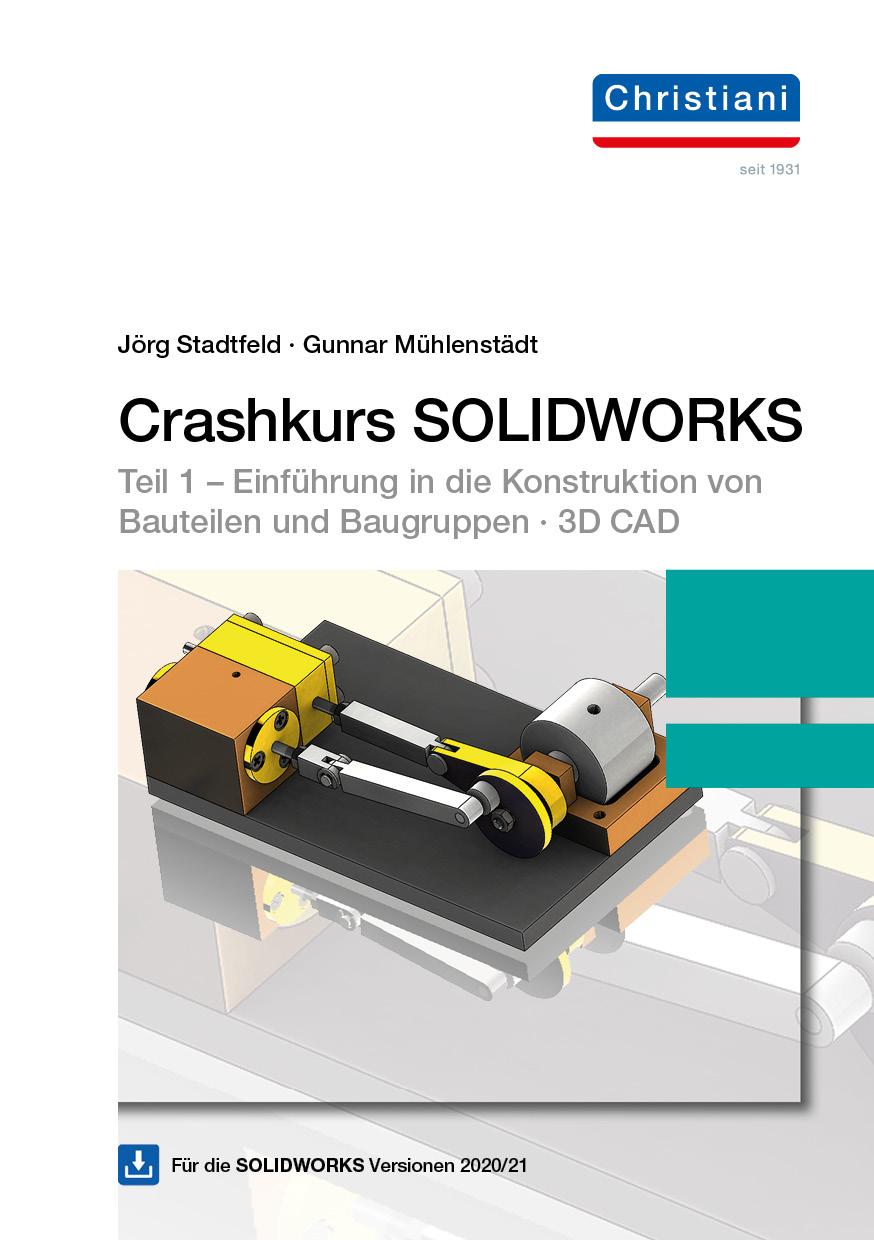 Vorderes Coverbild Crashkurs SOLIDWORKS mit DVD-ROM