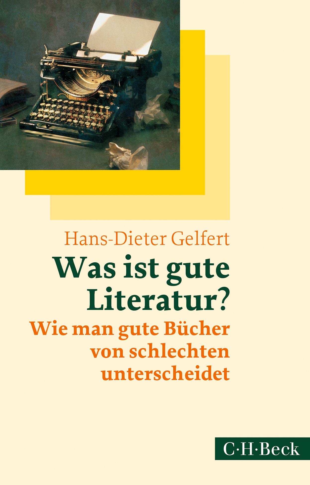 Vorderes Coverbild Was ist gute Literatur?
