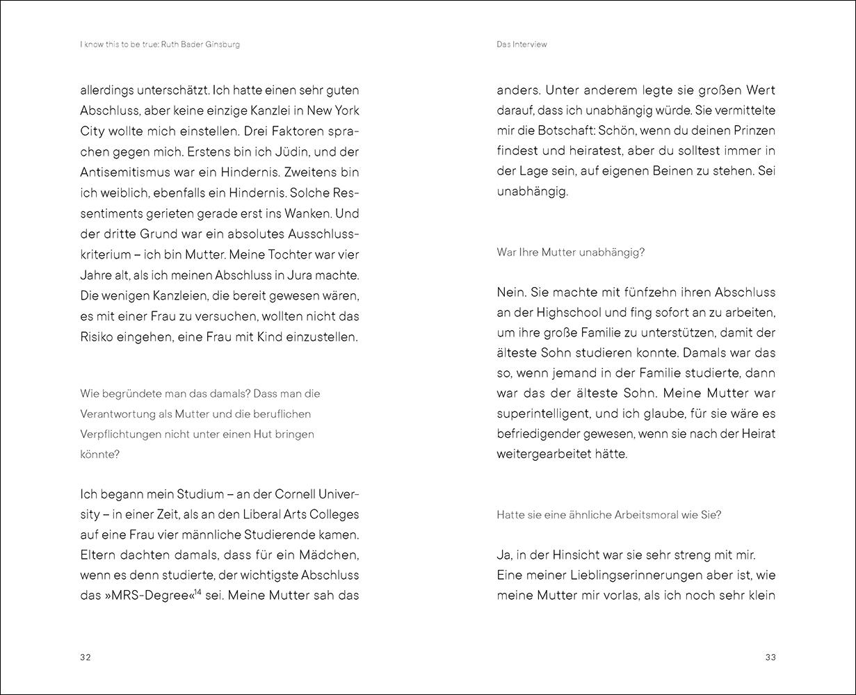 Beispielinhalt (Bild) RUTH BADER GINSBURG